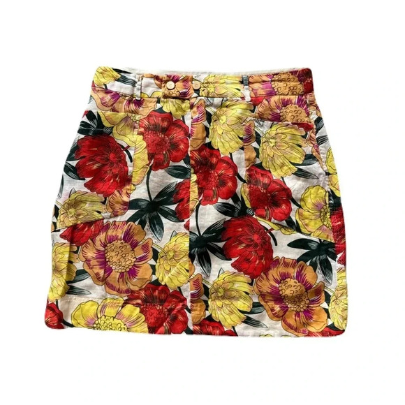 Scotch & Soda Dresses & Skirts - Women's Scotch and Soda  Scenic Sights Floral Print Skirt Mini Skirt Size Medium